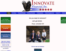 Tablet Screenshot of innovatefinancial.com